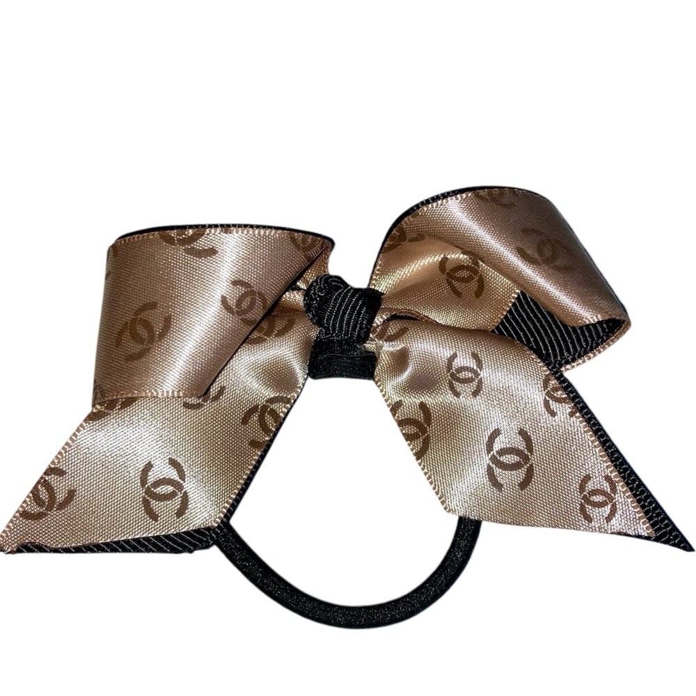 Upcycled Chanel Hair Ponytail Holder👱‍♀️ 🎀
